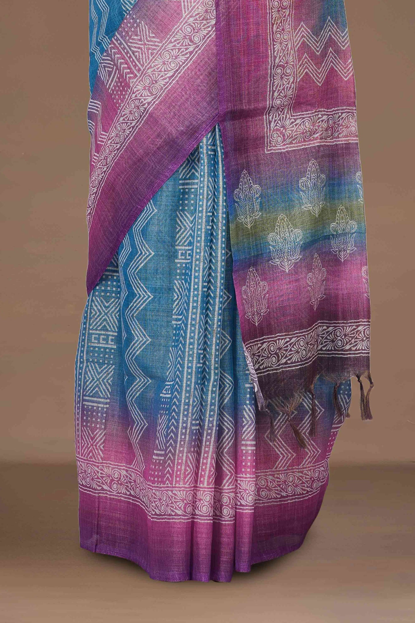 Linen Cotton Saree