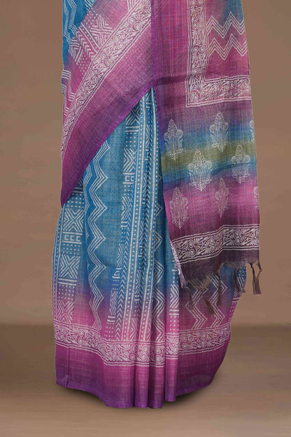 Linen Cotton Saree