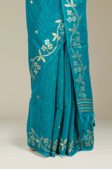 Munga Cotton All Over Zari Weaving With Zari Border