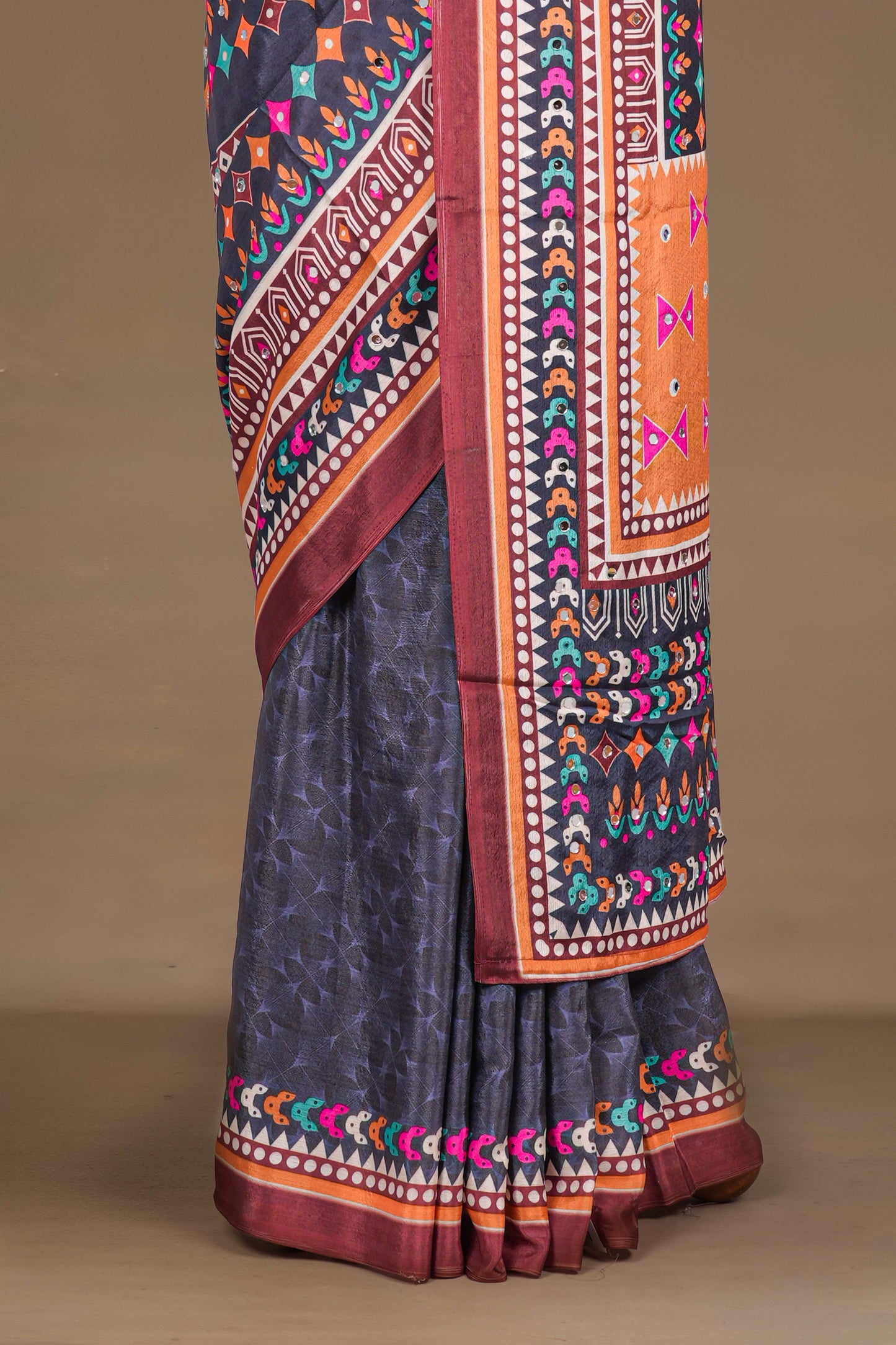 Rajasthani Mirror Work Sarees