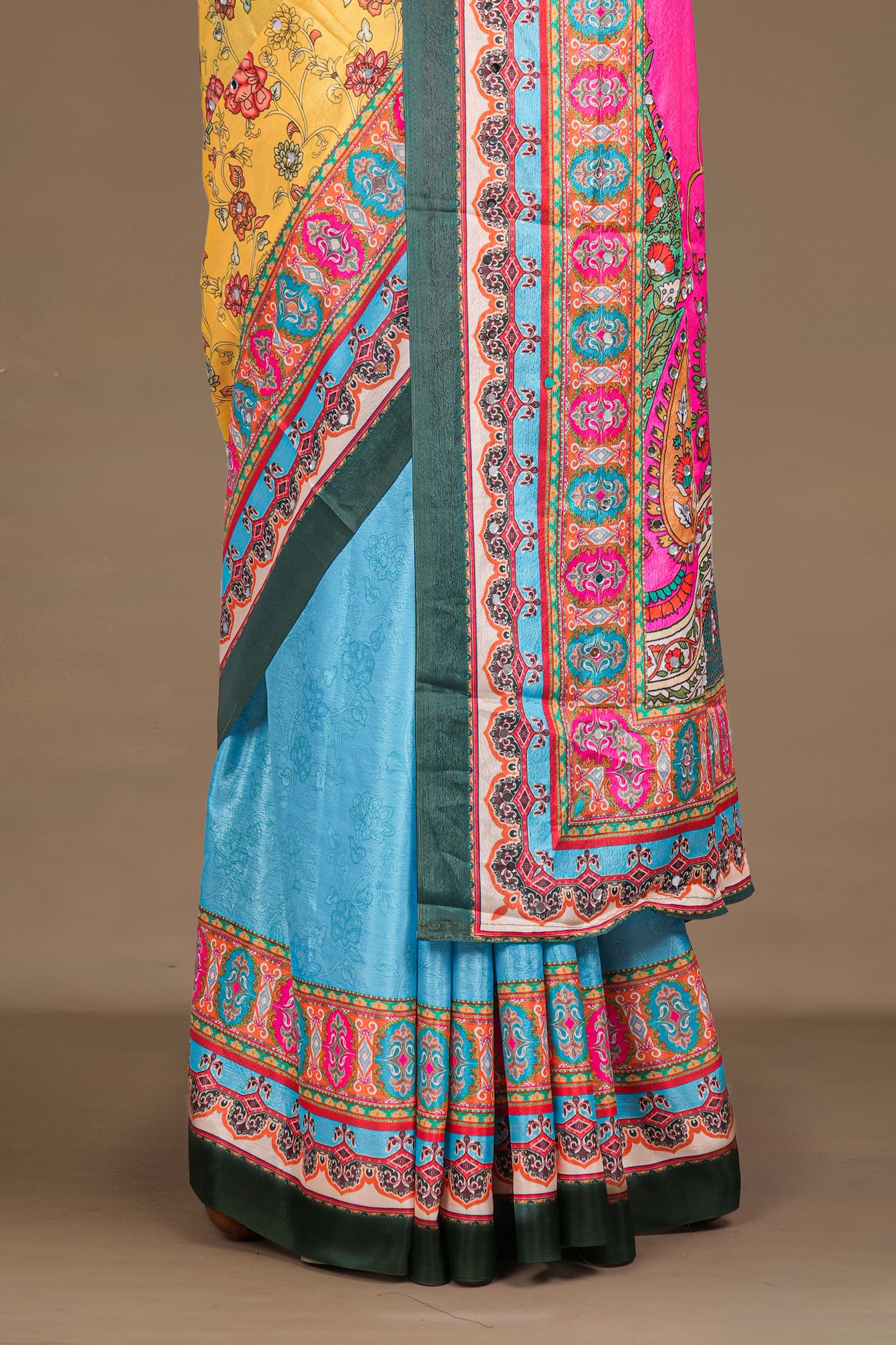 Rajasthani Mirror Work Sarees