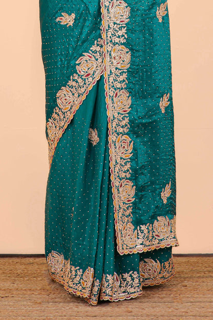 embroidery saree