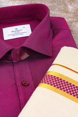 Mens Dhoti Shirt Set