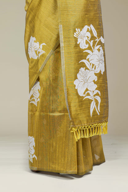 Semi Tussar Sarees