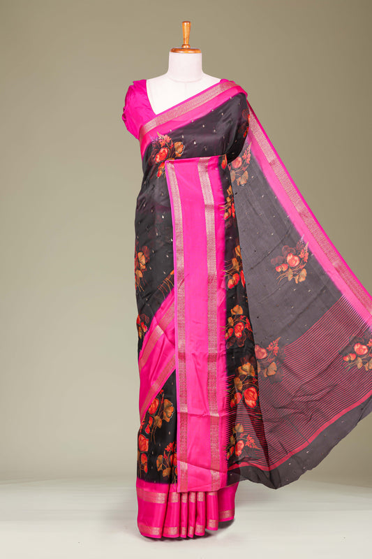 Moss Chiffon Sarees