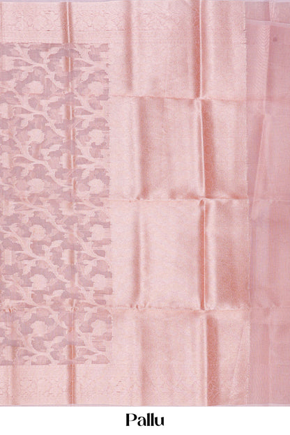 TISSUE KOTA SAREE WITH PALLU
