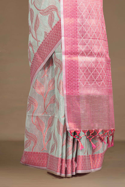 Linen Tissue Sarees
