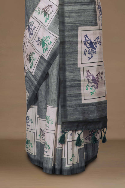 Tussar Cotton