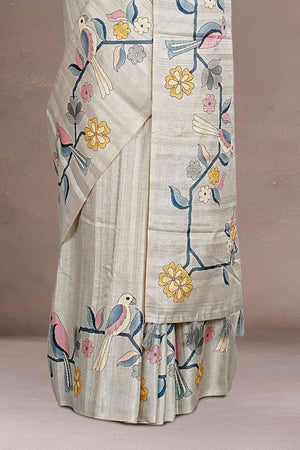 Semi Tussar Silk Sarees