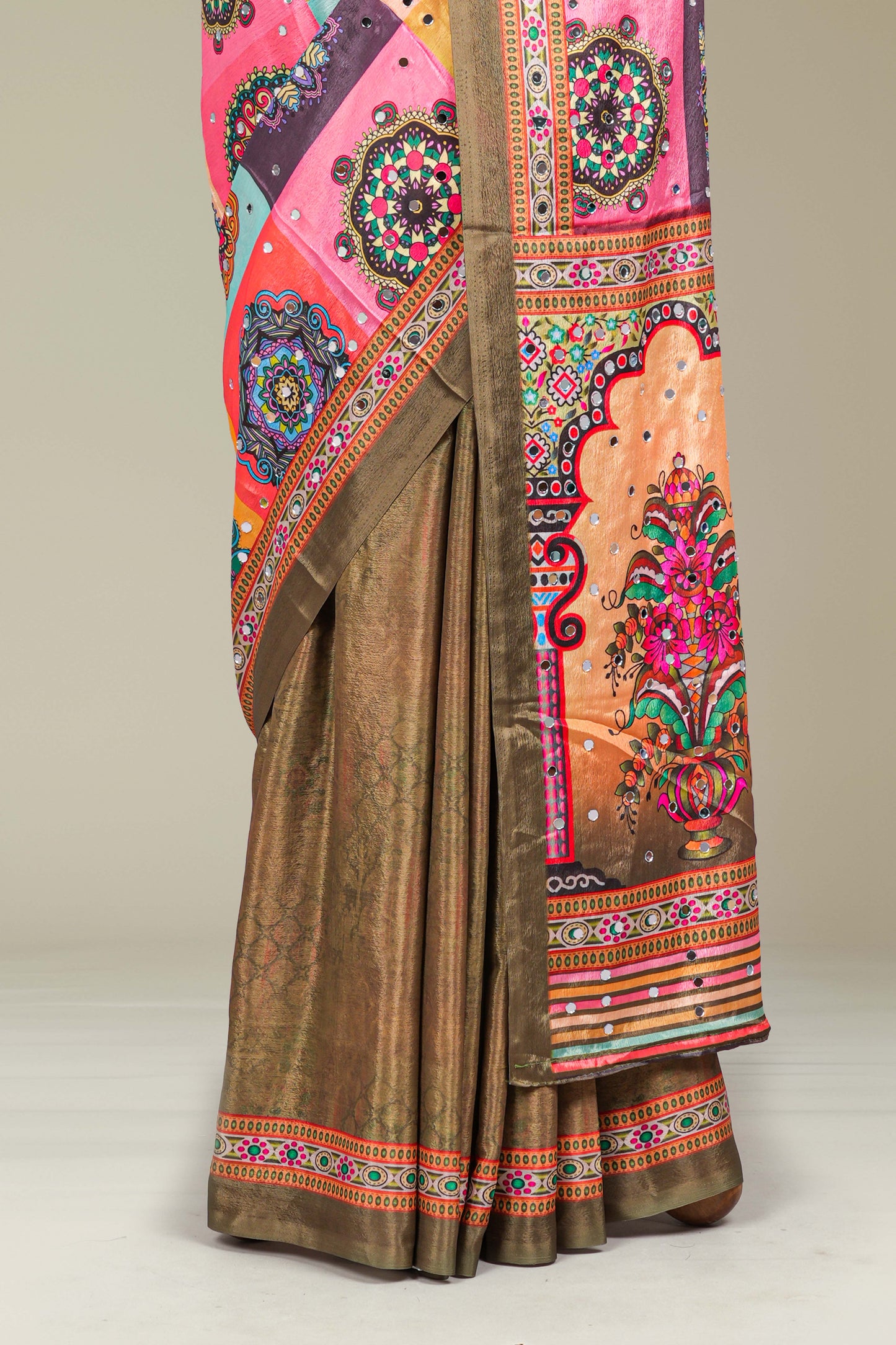 Rajasthani Mirror Work Sarees