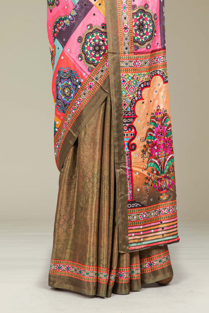 Rajasthani Mirror Work Sarees