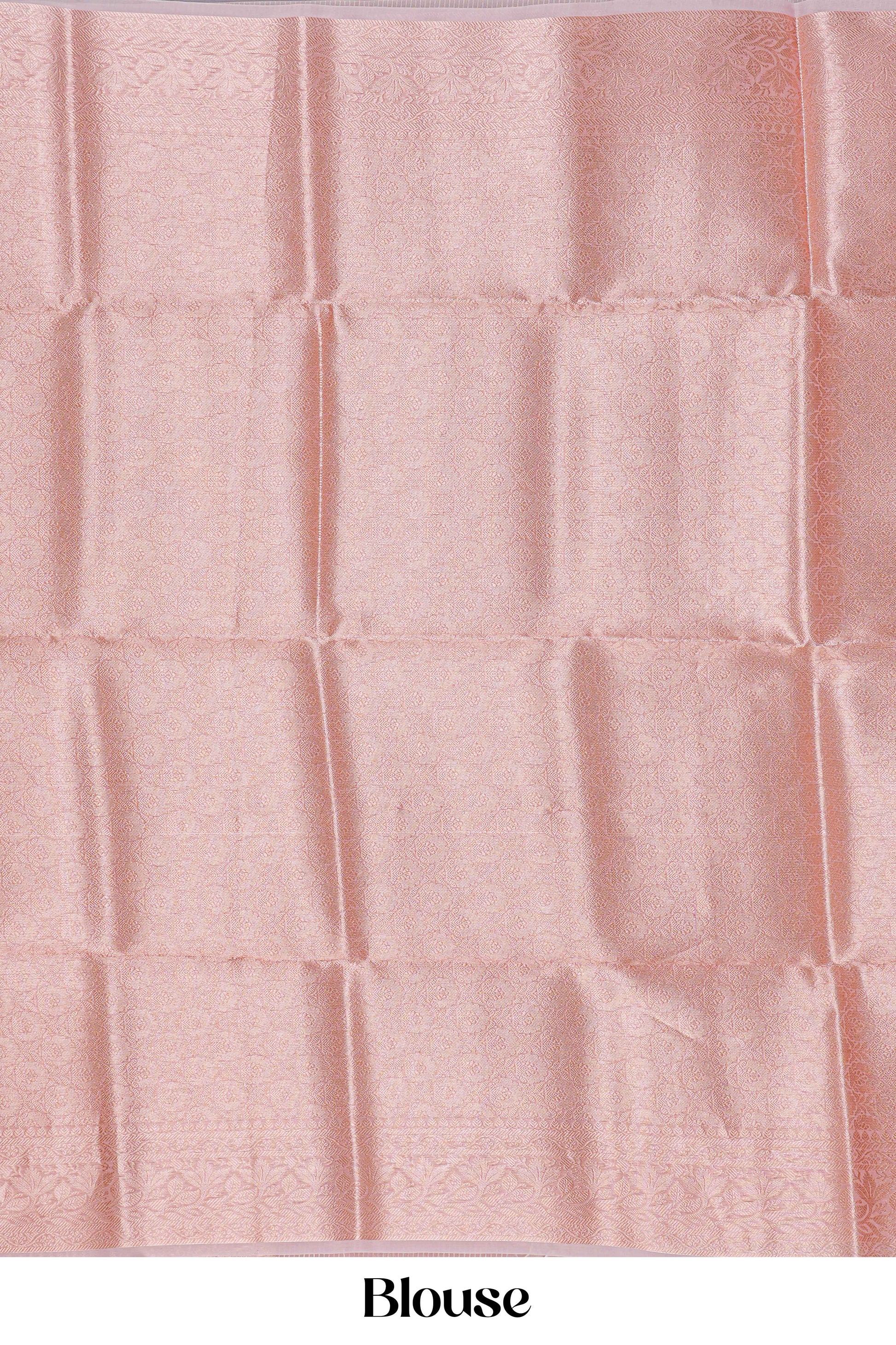 Pink blouse fabric with pleated texture 