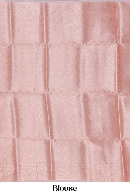 Pink blouse fabric with pleated texture 