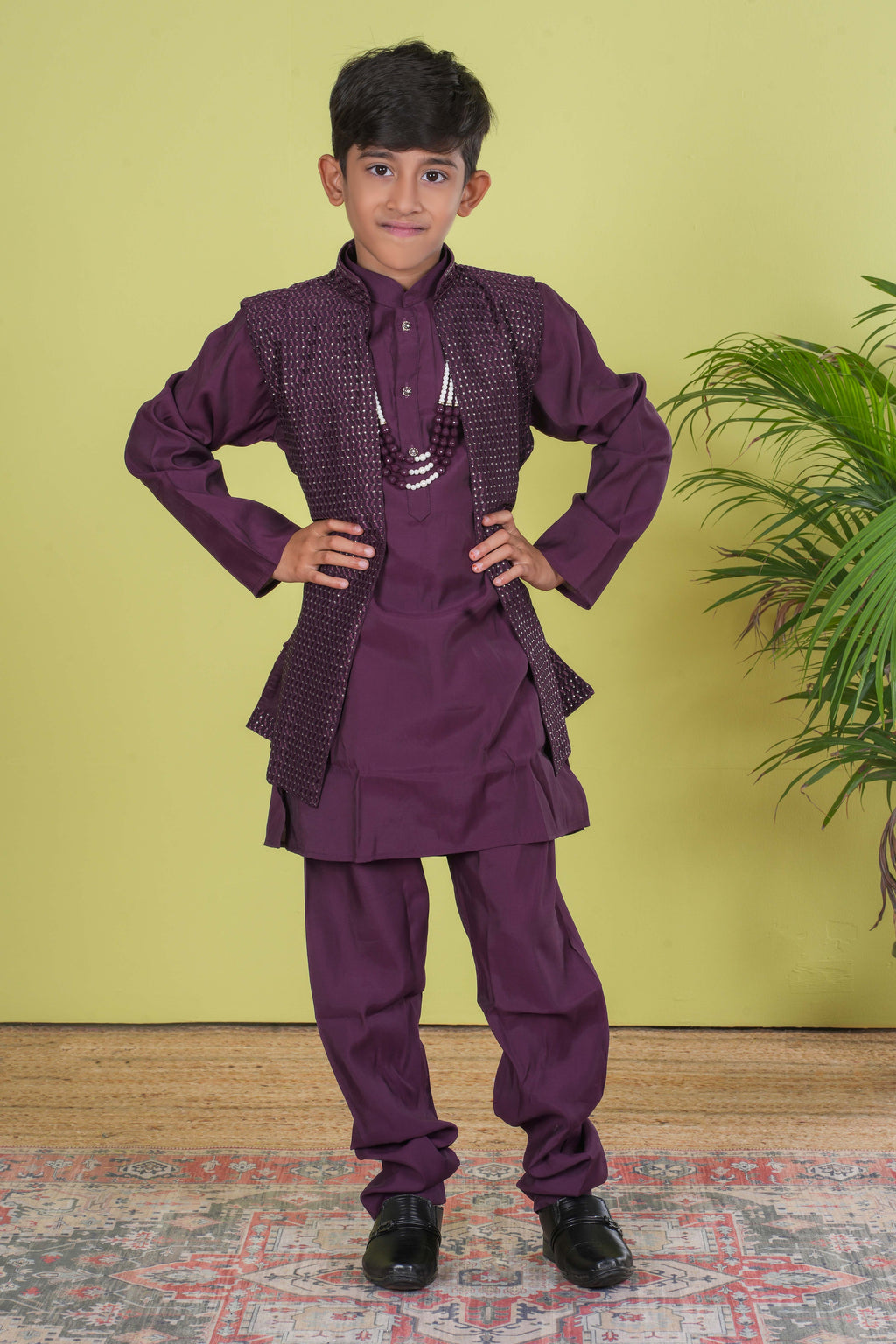 Boy's Sherwani Set