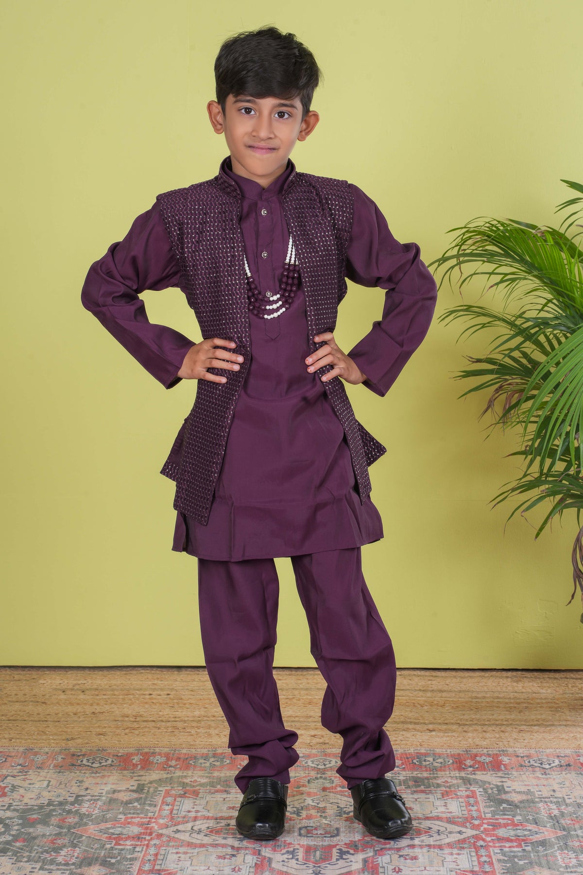 Boy's Sherwani Set