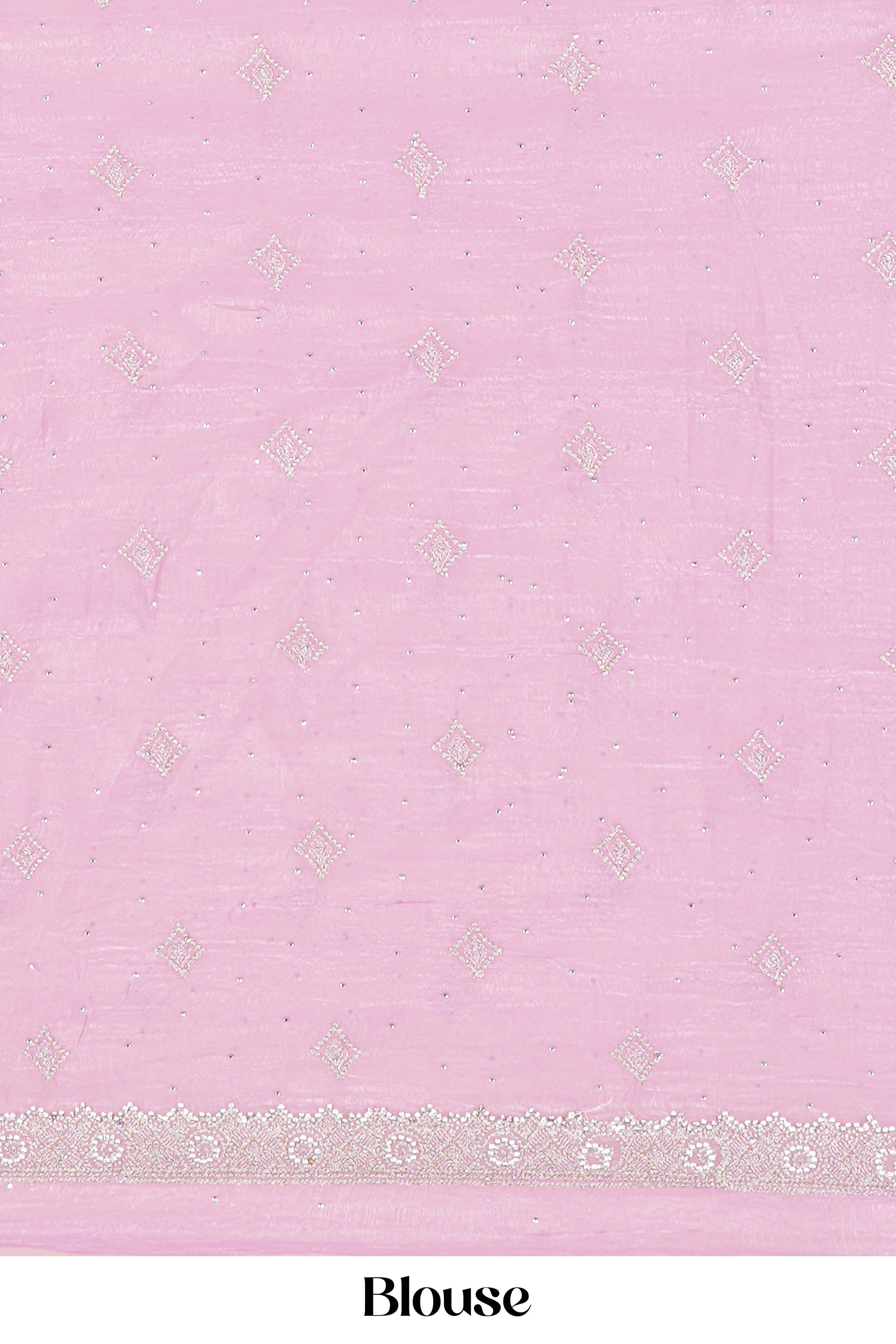 design saree with full work blouse