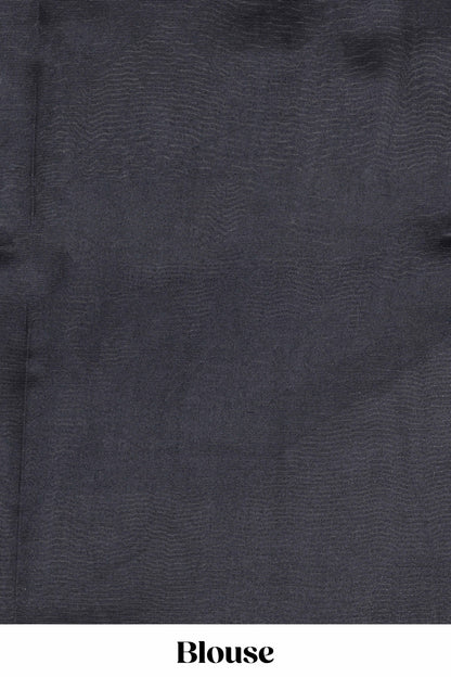 Powder Green Lichi Cotton Saree Border Less All Over Body And Pallu Abstract Print Design