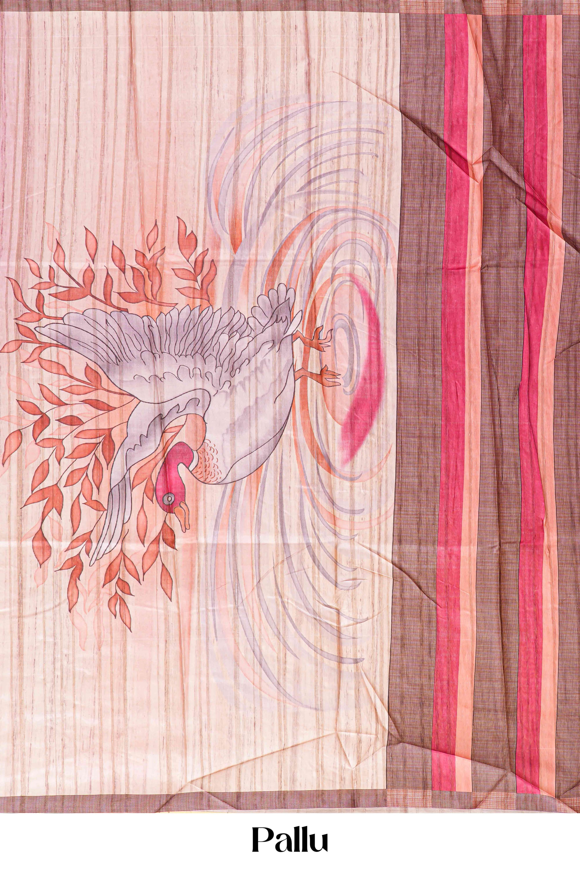 printed pallu