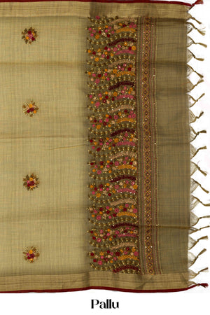 Linen French Knot