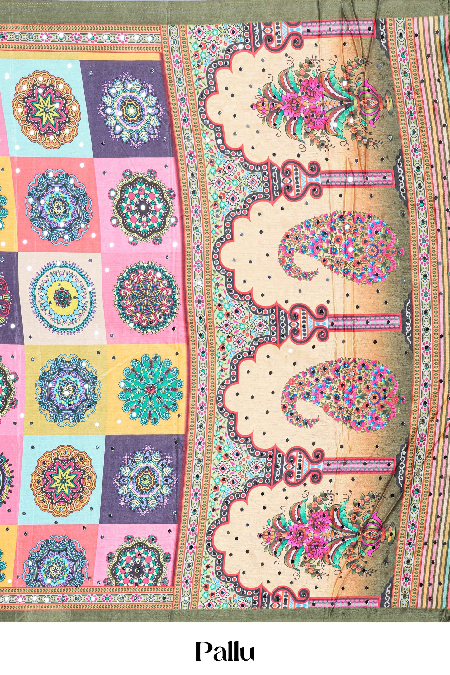 Rajasthani Mirror Work Sarees