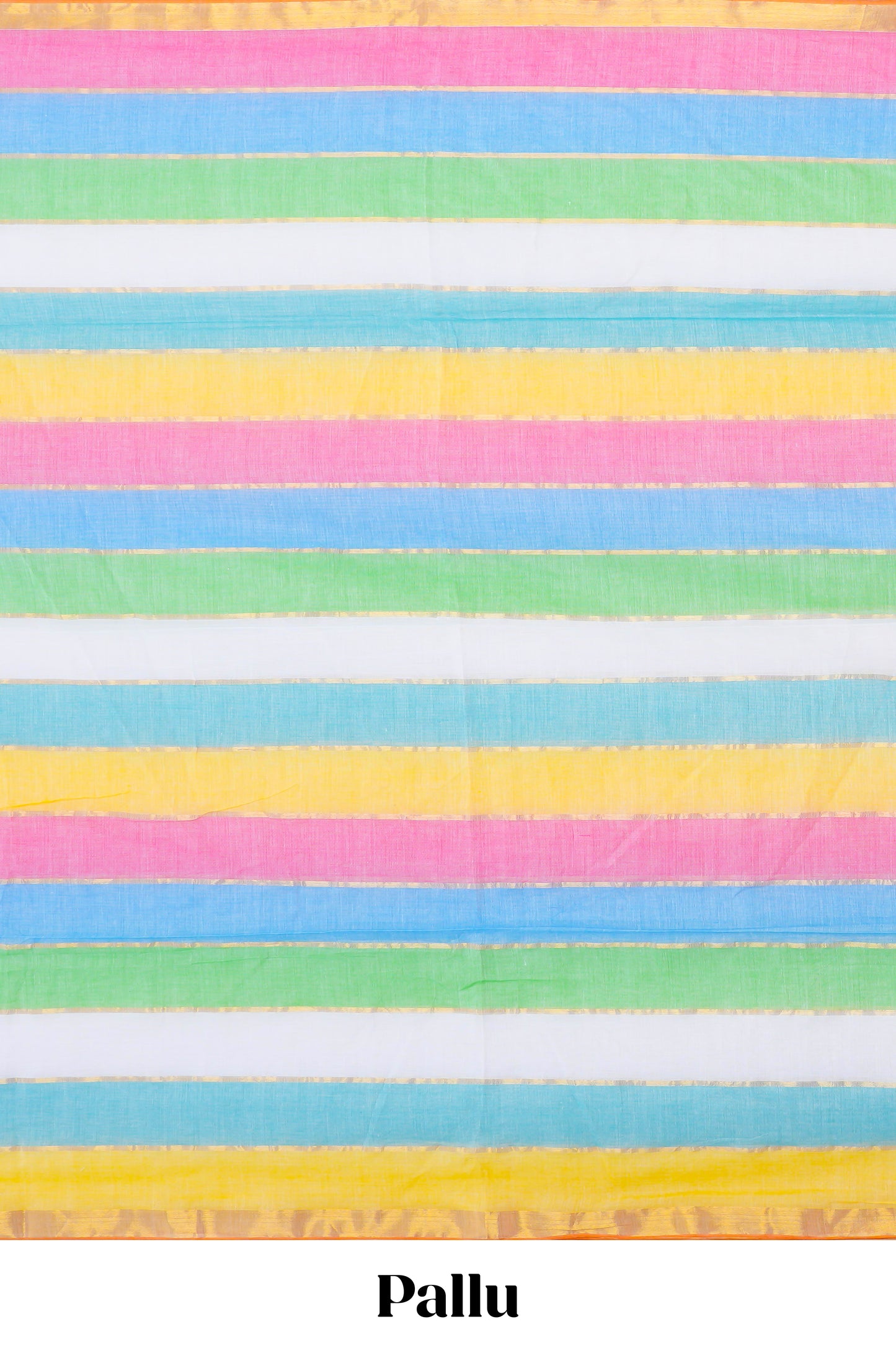 Khadi Cotton Saree Multi Colour Saree Along With Blouse