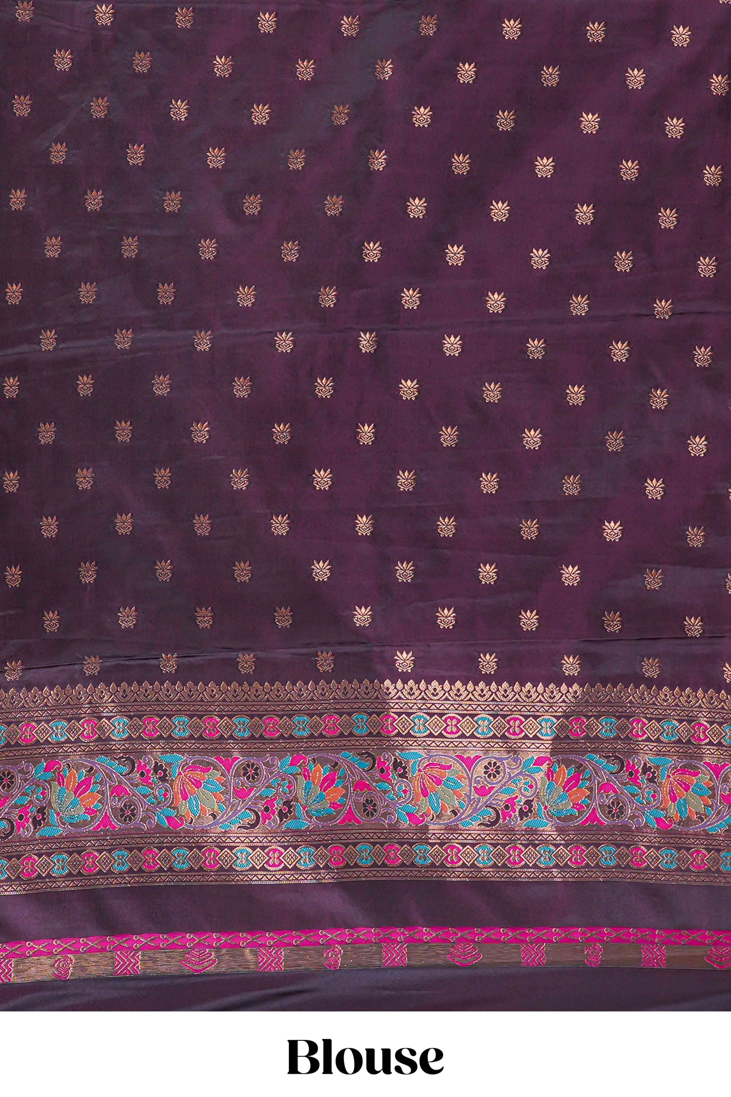 Dark Maroon Satin Silk Saree All Over Body Woven Jaal Design