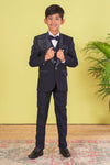 Boy's Designer Coat Suit Set