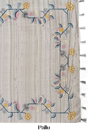 Semi Tussar Silk Sarees
