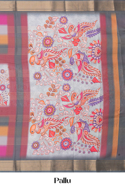 Moss Chiffon Sarees