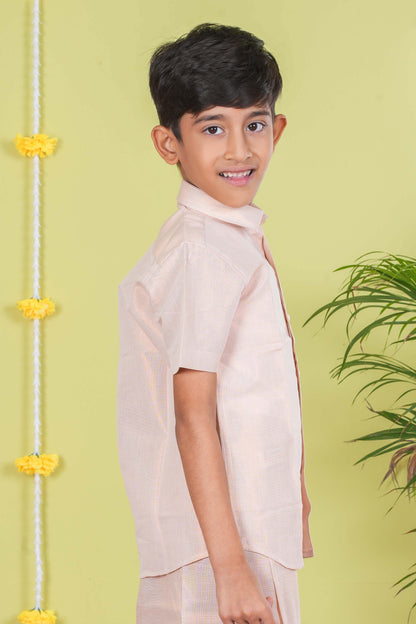 Boy's Dhoti Shirt Set