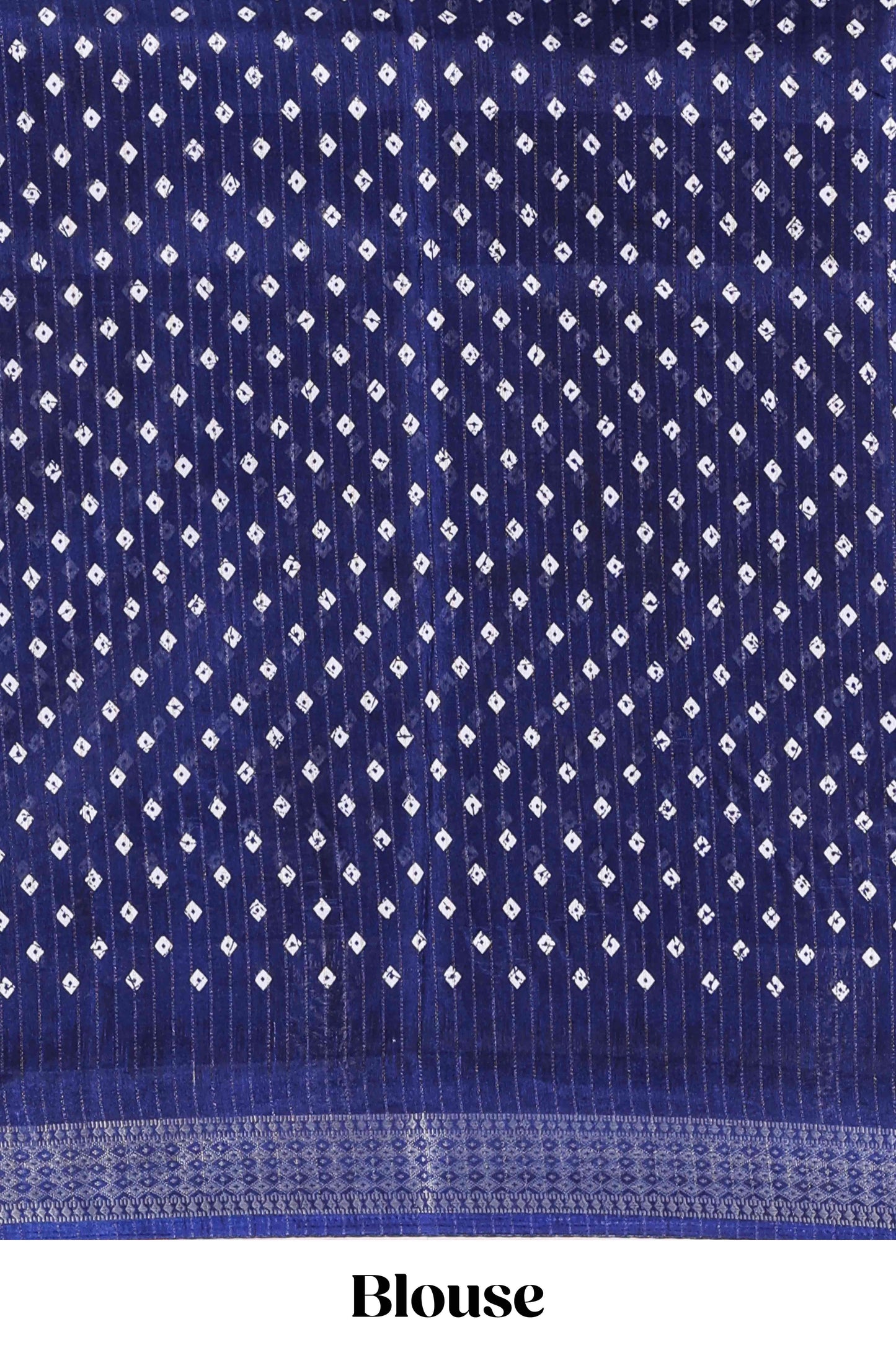 Blue dola silk saree with rico zari work, floral print and elegant jacquard border