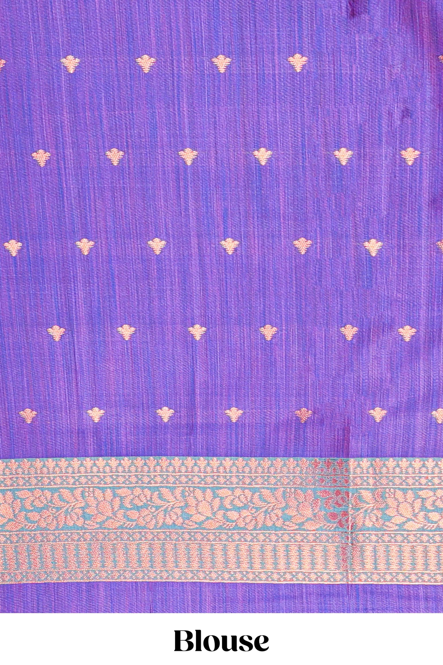 Violet Semi Soft Silk Saree Body All Over Leaf Motifs Zari Butti And Bentex Border With Grand Zari