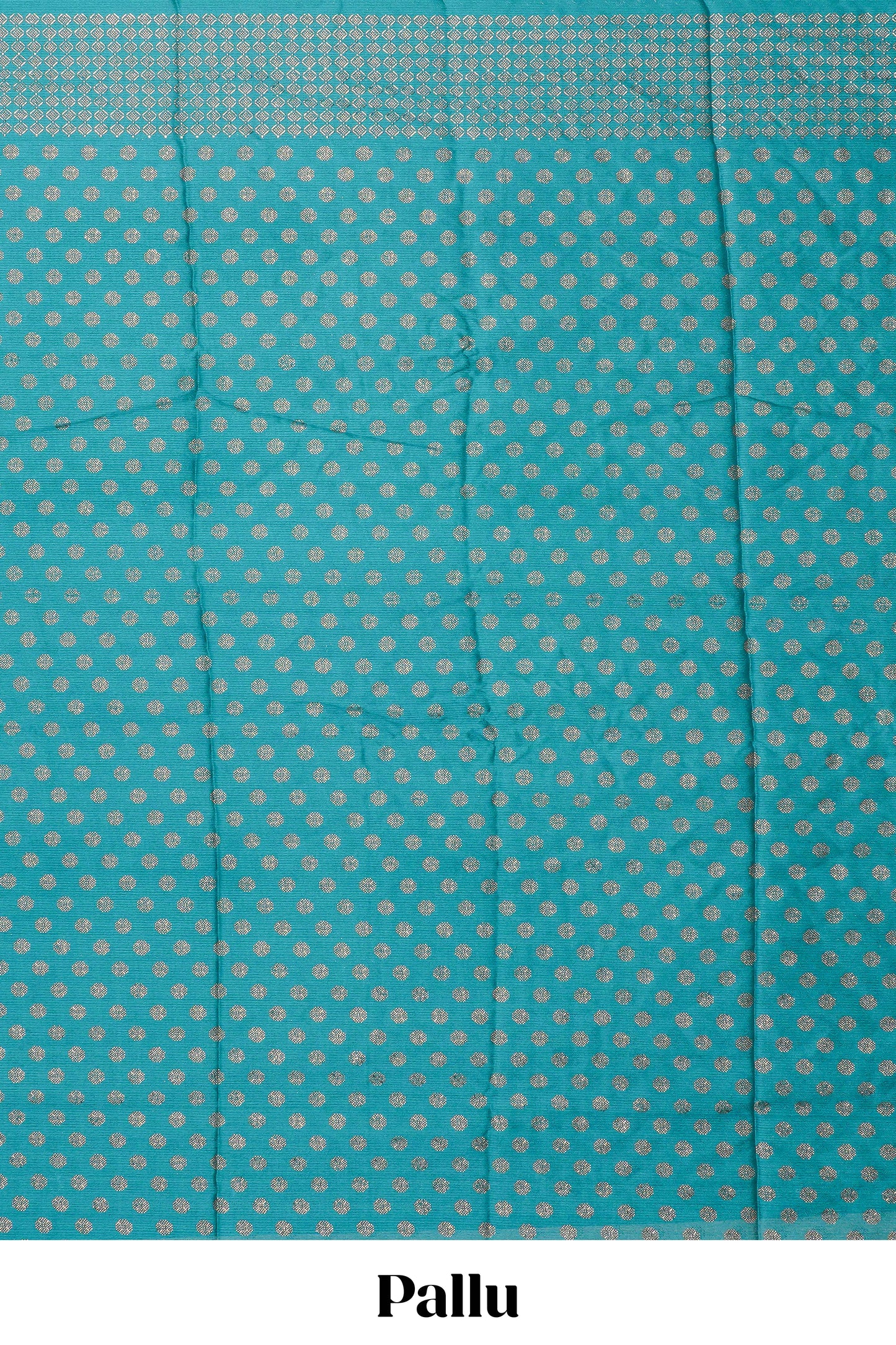 Green Moss Chiffon Saree All Over Foil Printed Along With Floral Design Blouse