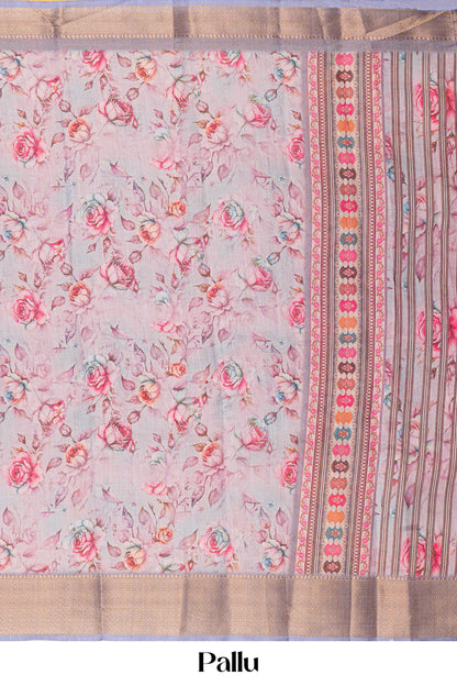 Linen Saree