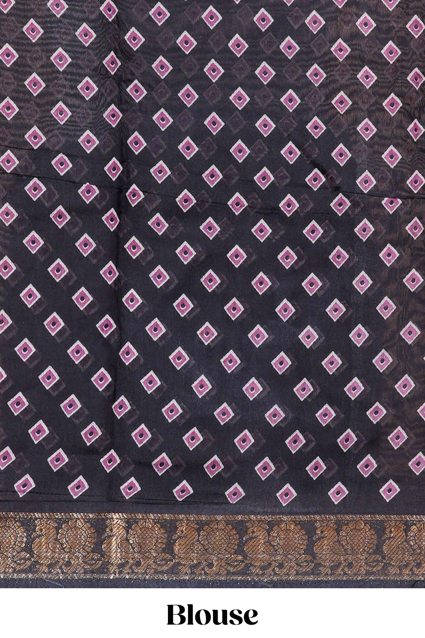 Pink Chanderi Cotton Body and Pallu Kalamkari Print With Zari Border