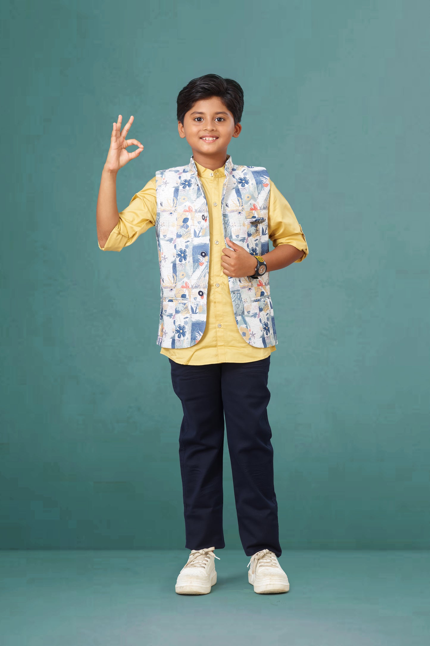 Boys Coat Digital Print