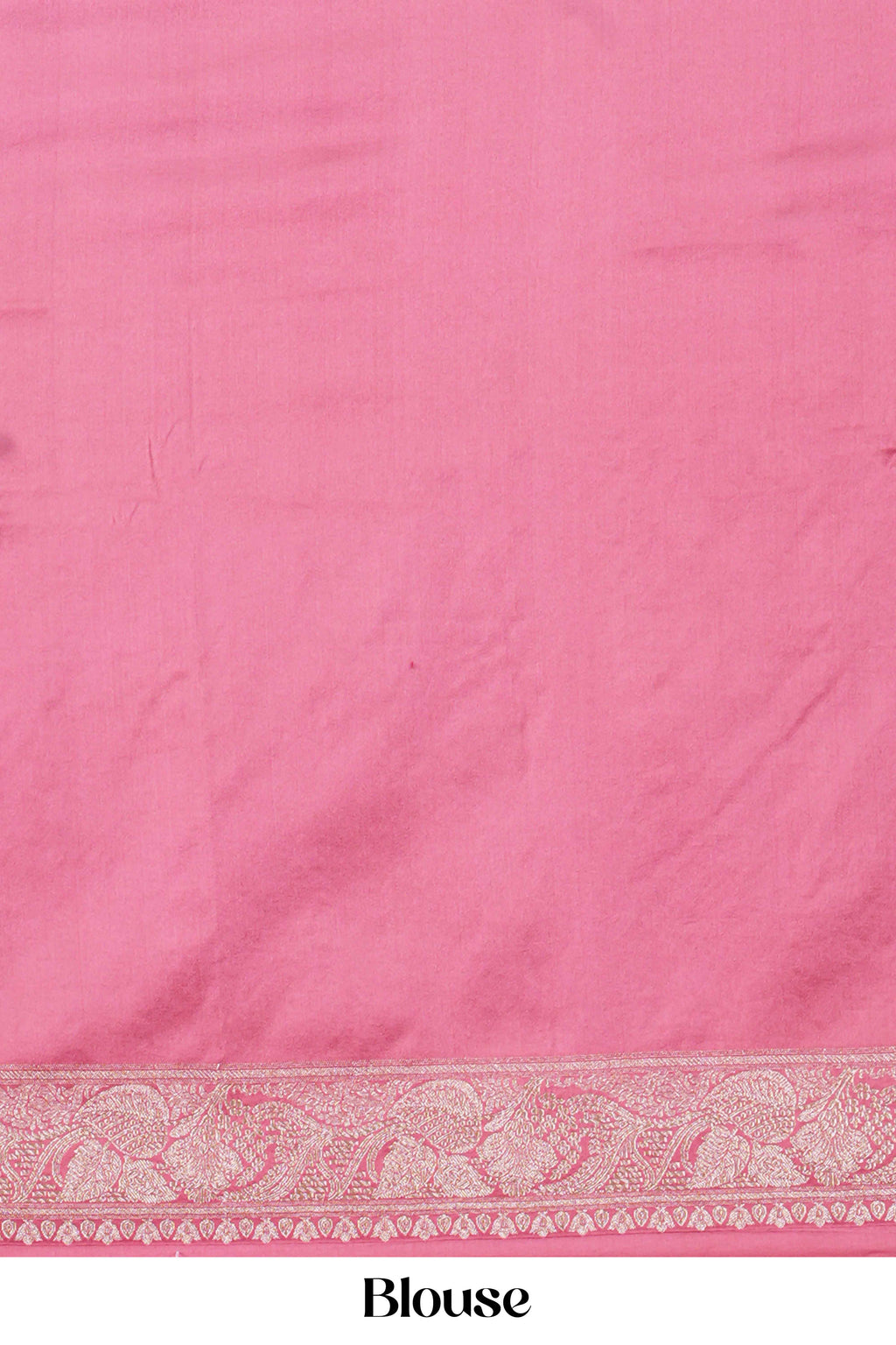 pink saree with pink blouse