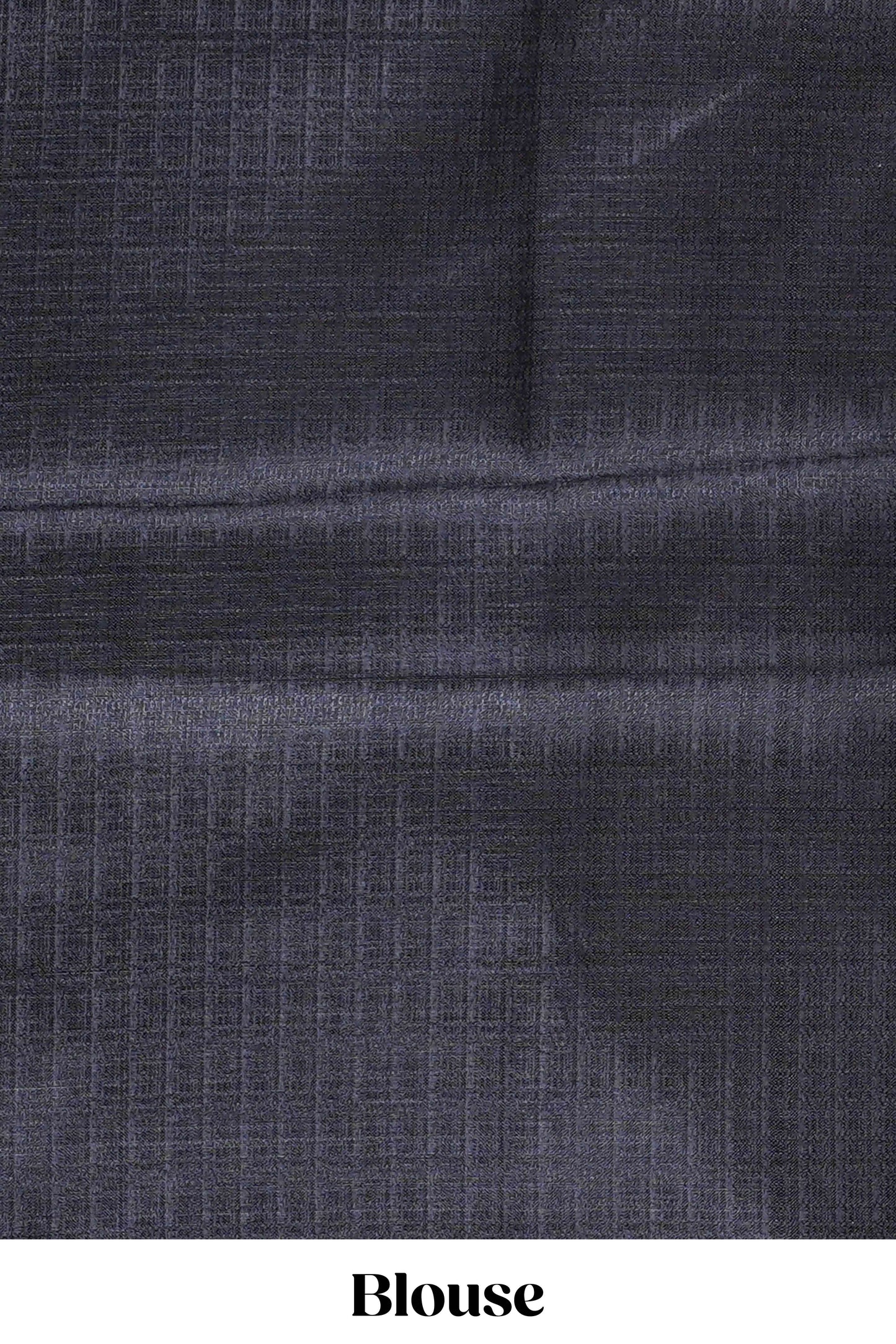 Grey geometric design khadi cotton saree with contrast border and printed pallu