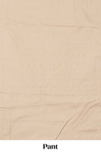 Maroon embroidery chudidhar material with contrast solid pant and floral dupatta
