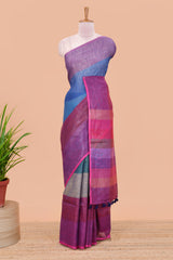 Linen saree