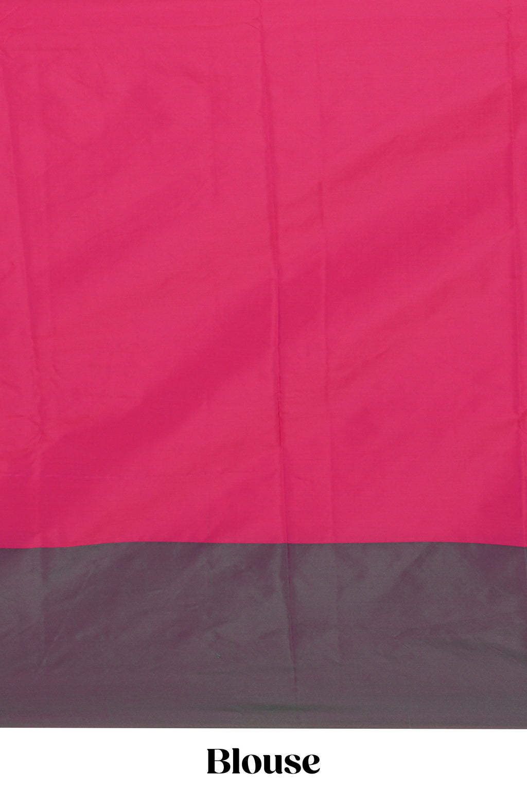 Pink checked and motifs design arani gift saree with contrast border and matching blouse
