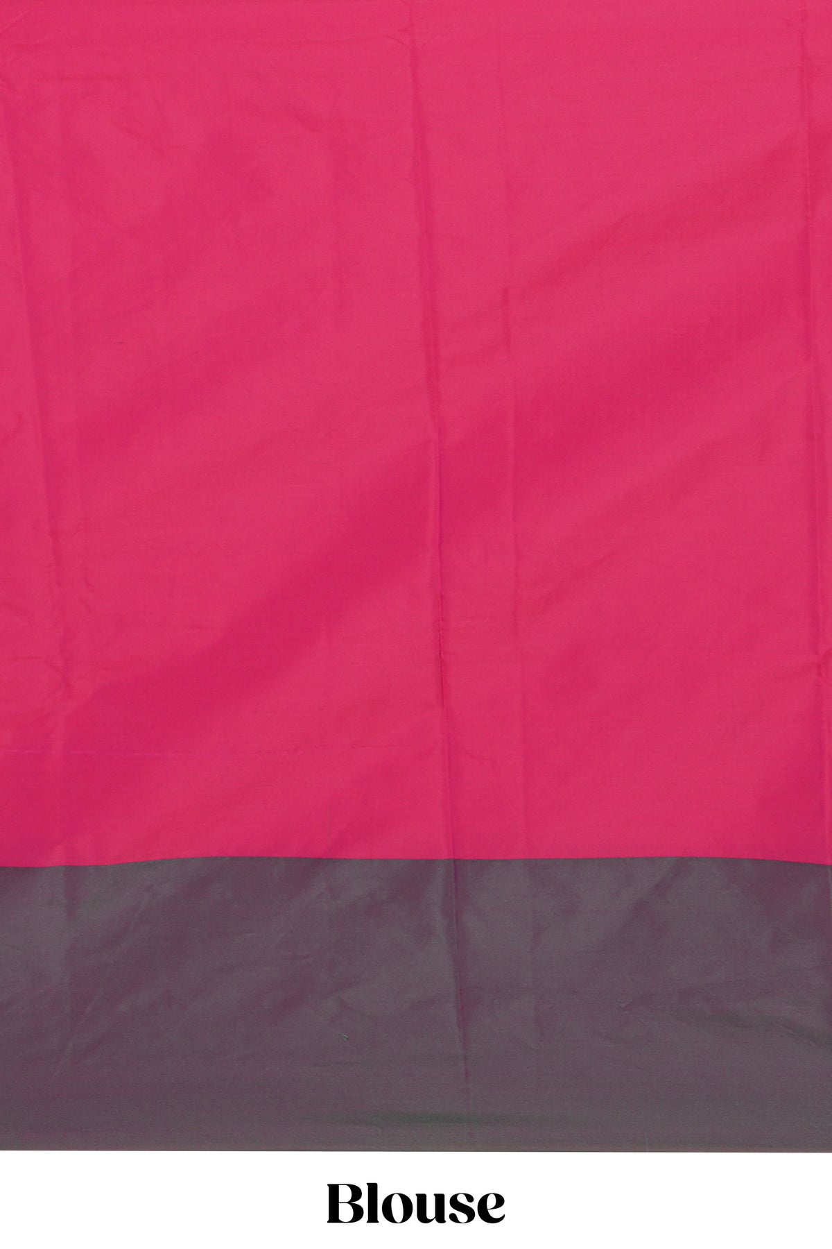 Pink checked and motifs design arani gift saree with contrast border and matching blouse
