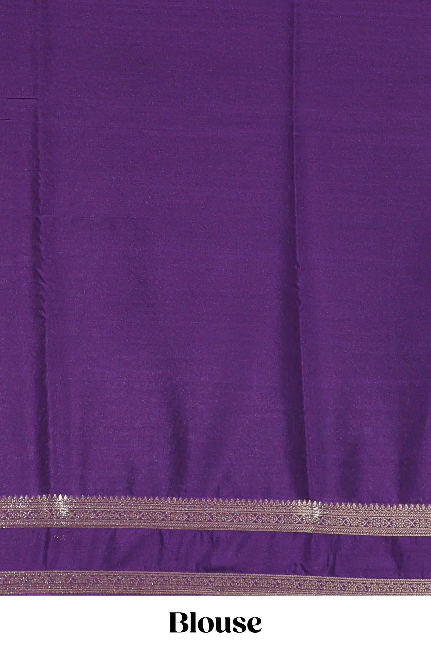Light blue art mysore silk saree with retta petta contrast border and rich pallu with plain blouse