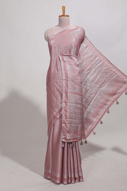 Red art mysore silk saree with retta petta contrast border and rich pallu with plain blouse