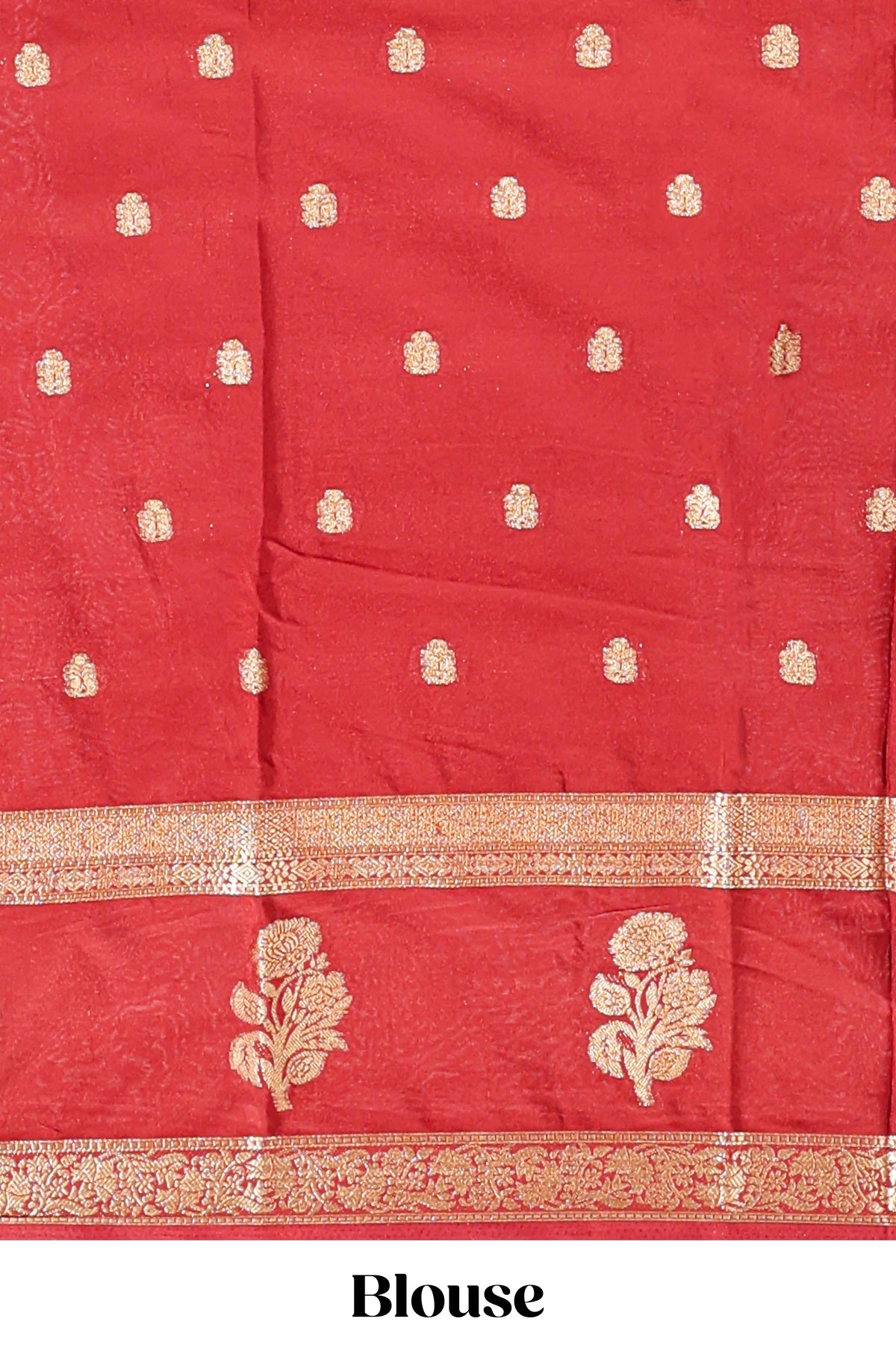 Yellow zari butta art mysore silk saree with contrast zari border and motifs blouse