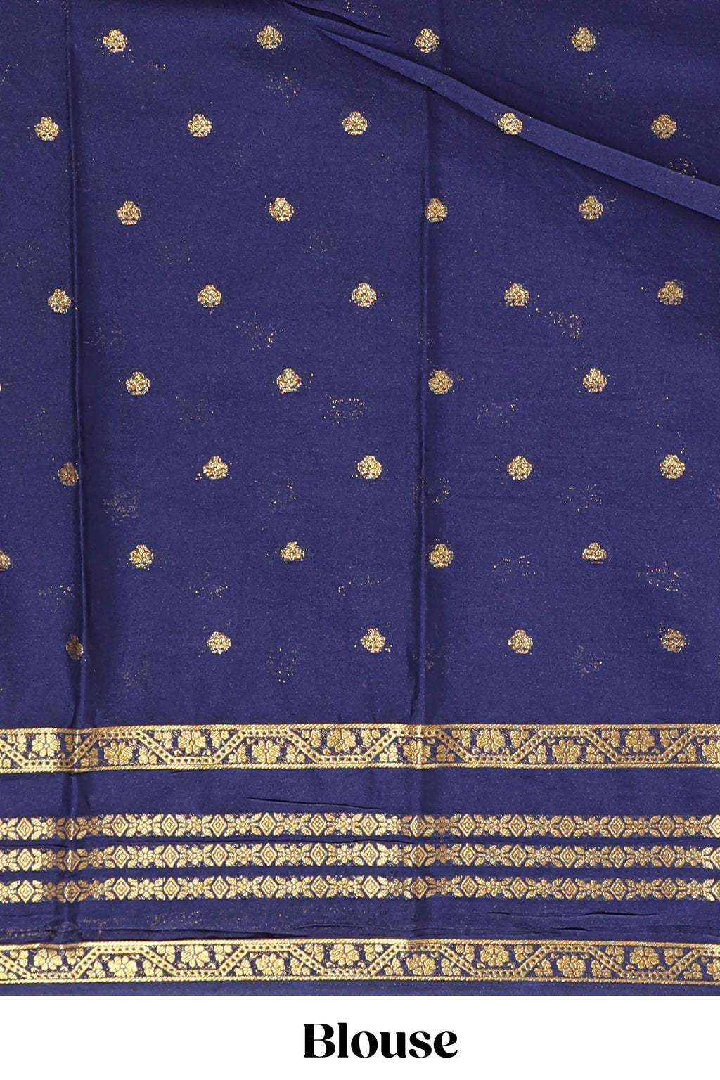 Pink zari motifs design art mysore silk saree with contrast zari border and motifs blouse