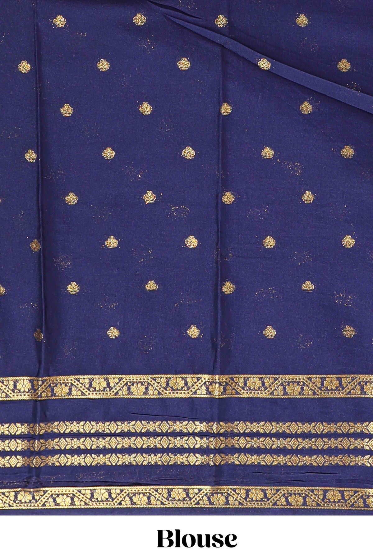 Pink zari motifs design art mysore silk saree with contrast zari border and motifs blouse