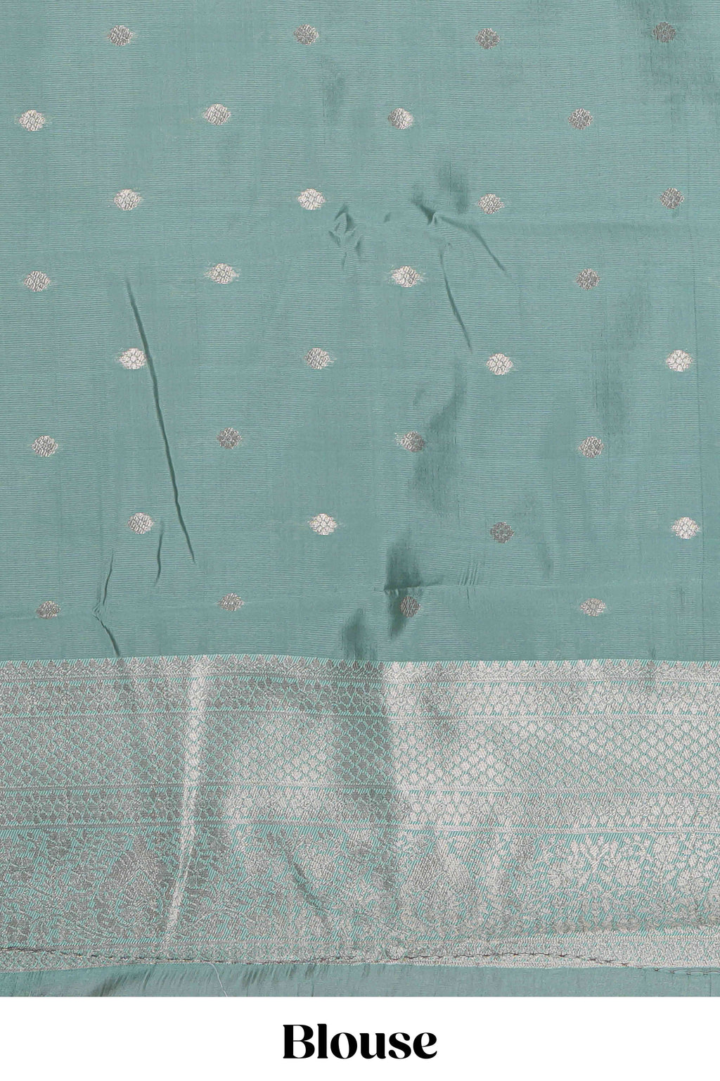 Orange striped floral design art silk saree with contrast zari border and zari motifs blouse
