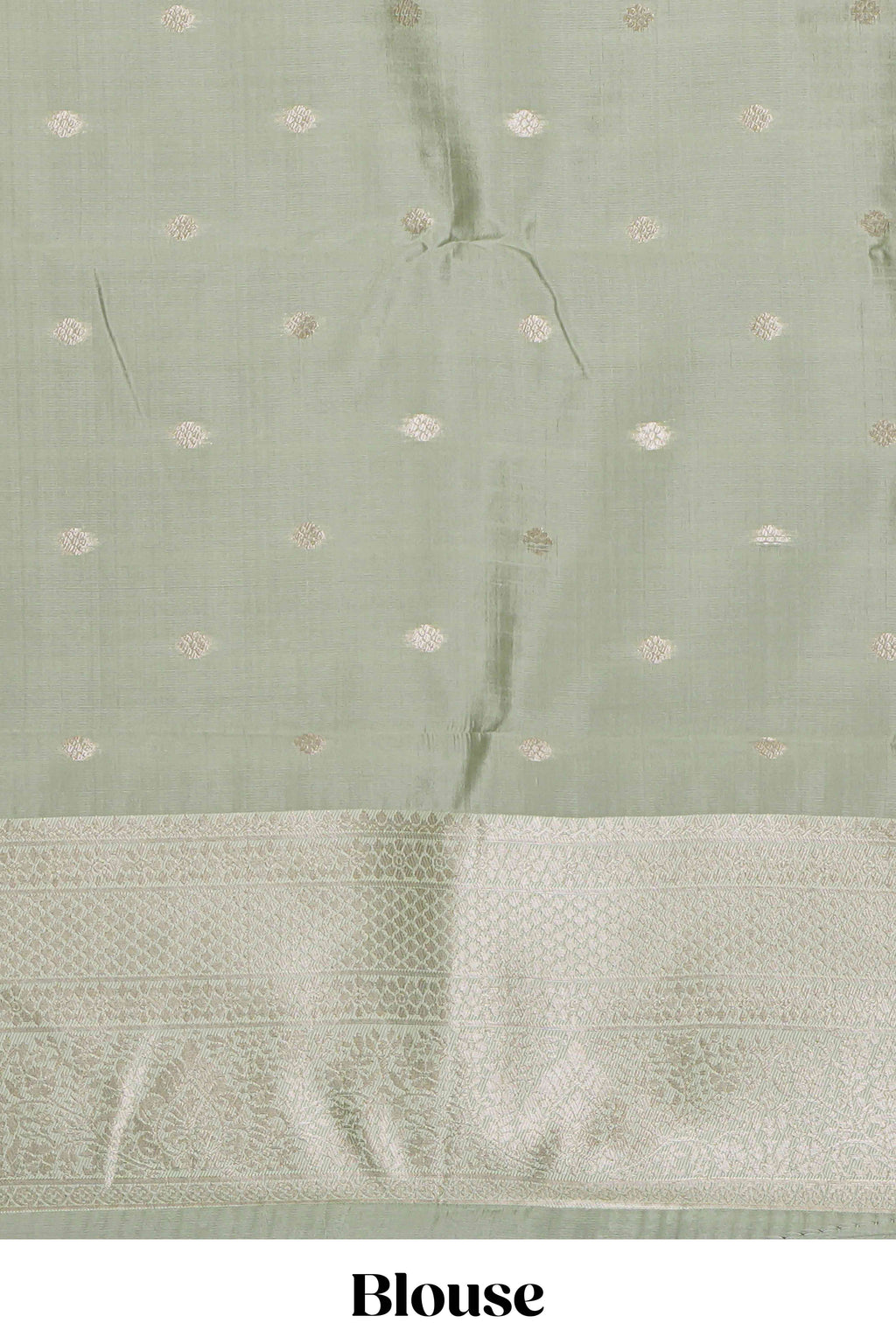 Violet striped floral design art silk saree with contrast zari border and zari motifs blouse