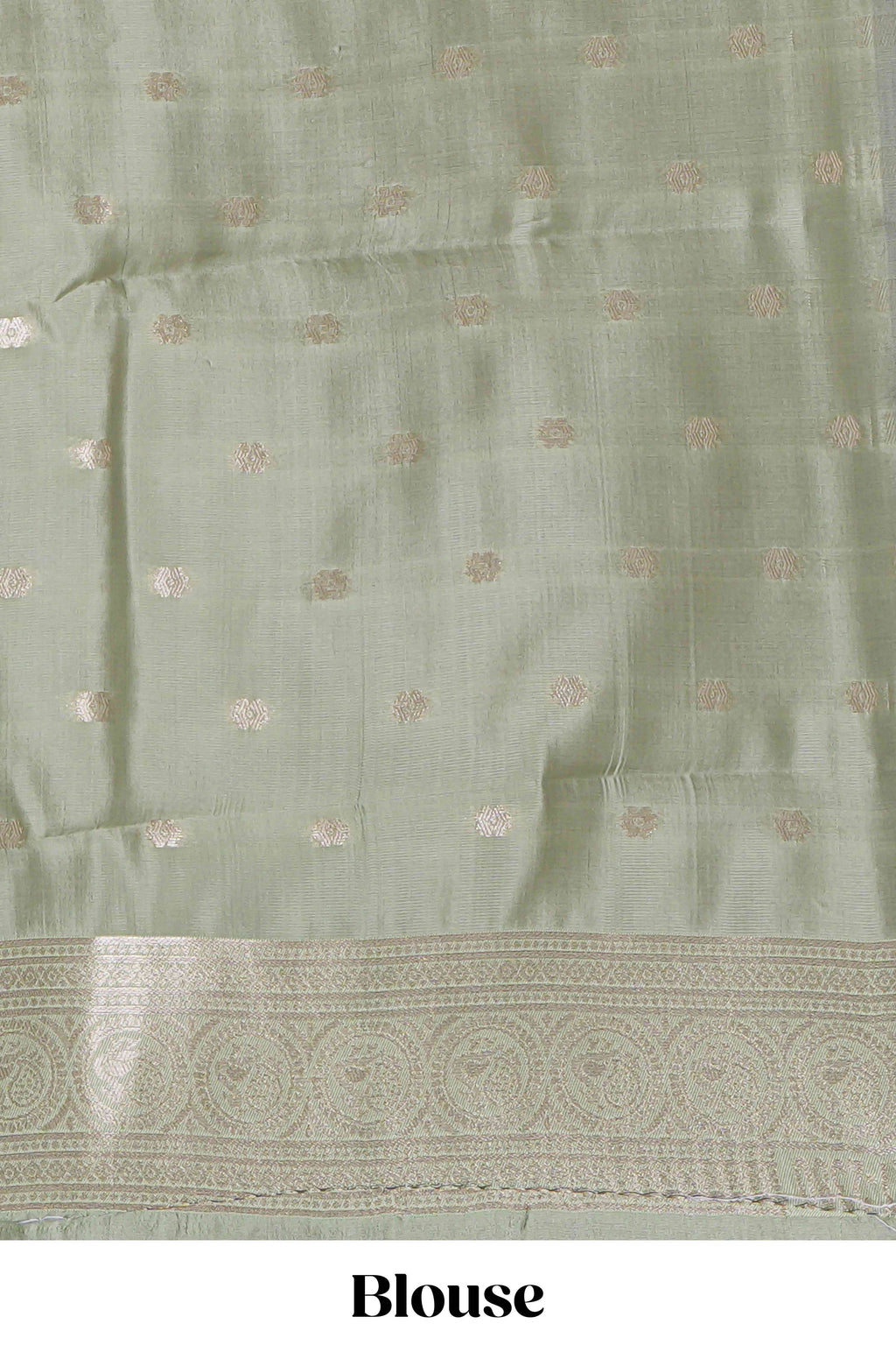 Dark brown floral motifs design art silk saree with contrast zari border and motifs blouse